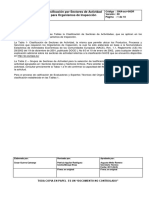 SNA Clasificacion Por Sectores de Actividad para Organismos de Inspeccion PDF