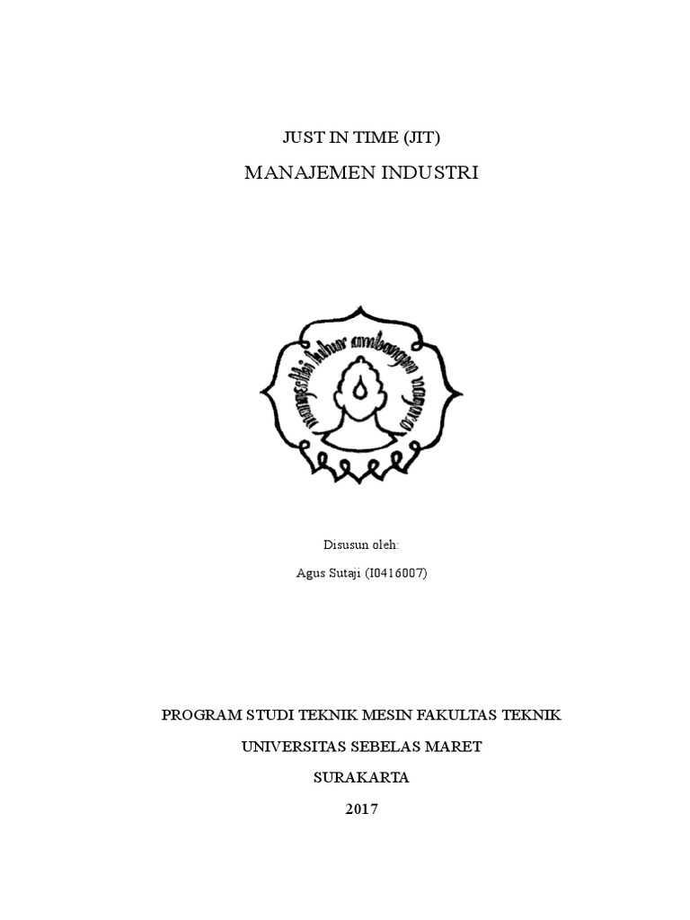 Tiga Komponen Dasar Just In Time | PDF | Bisnis | Teknologi & Rekayasa