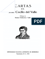 Cartas Familiares de Jose Cecilio Del Valle