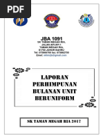 Buku Laporan Perhimpunan Bulanan Unit Beruniform