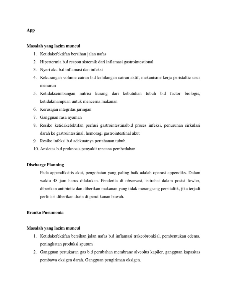 Contoh Askep Resiko Kekurangan Volume Cairan - Simak 