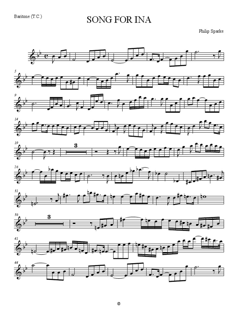 song for ina 楽譜無料 _ 輸入song for ina 楽譜 – BEWK