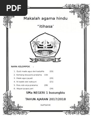 Makalah Agama Hindu