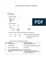 Format Pemeriksaan Pada Ibu Hamil Di Posyandu