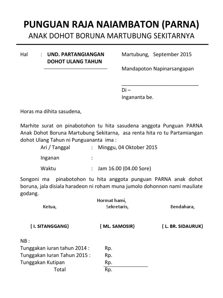 8300 Koleksi Contoh Undangan Ulang Tahun Stm HD Terbaik