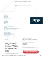 Insights Daily Current Affairs, 02 September 2017 - INSIGHTS PDF