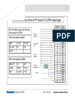 Connecting a MINAS LIQI Servo Drive to an FP Series PLC