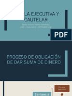 Proceso ejecutivos de obligación de dar suma de dinero