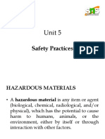 Unit 5: Safety Practices