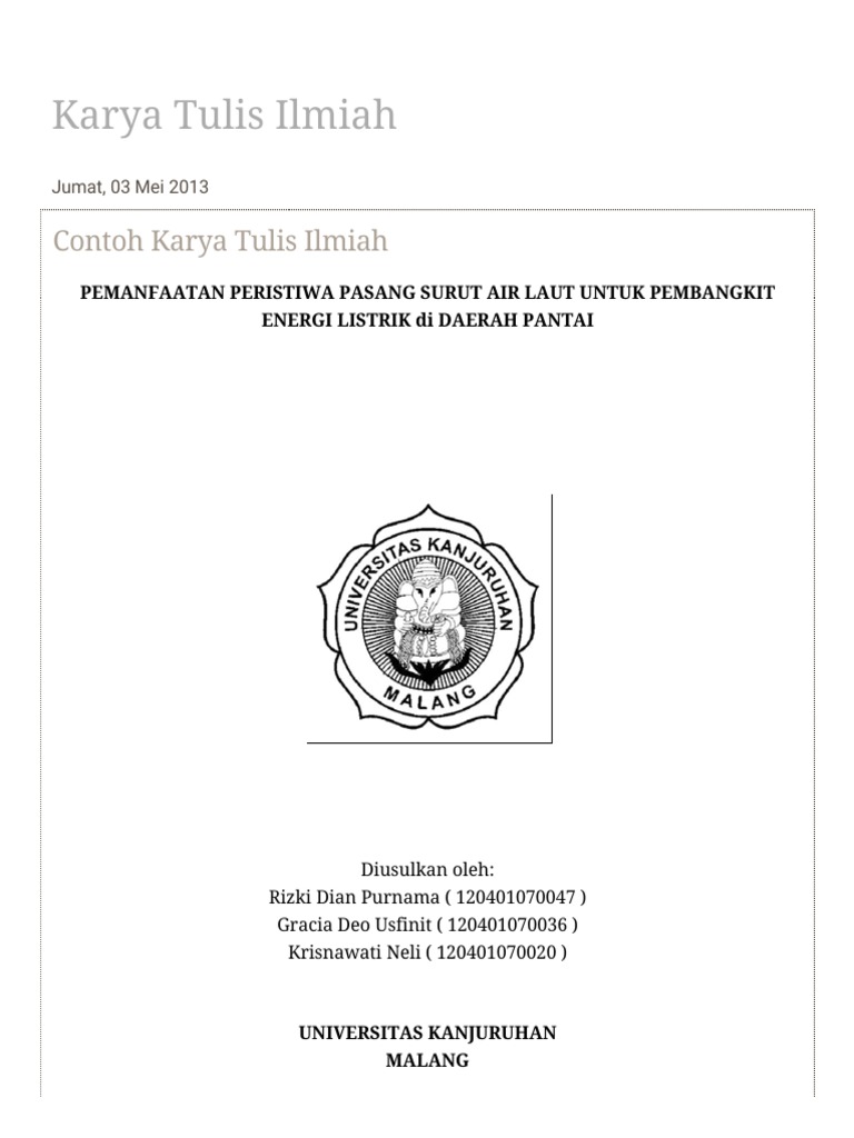 Contoh Makalah Untuk Kenaikan Pangkat Guru Bahasa Inggris Smp