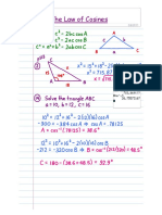 6.5 - The Law of Cosines PDF