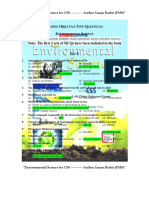 Environmental Scinece (MCQS)