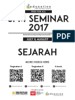 SPM Seminar 2017 Part 1 - Sejarah Notes