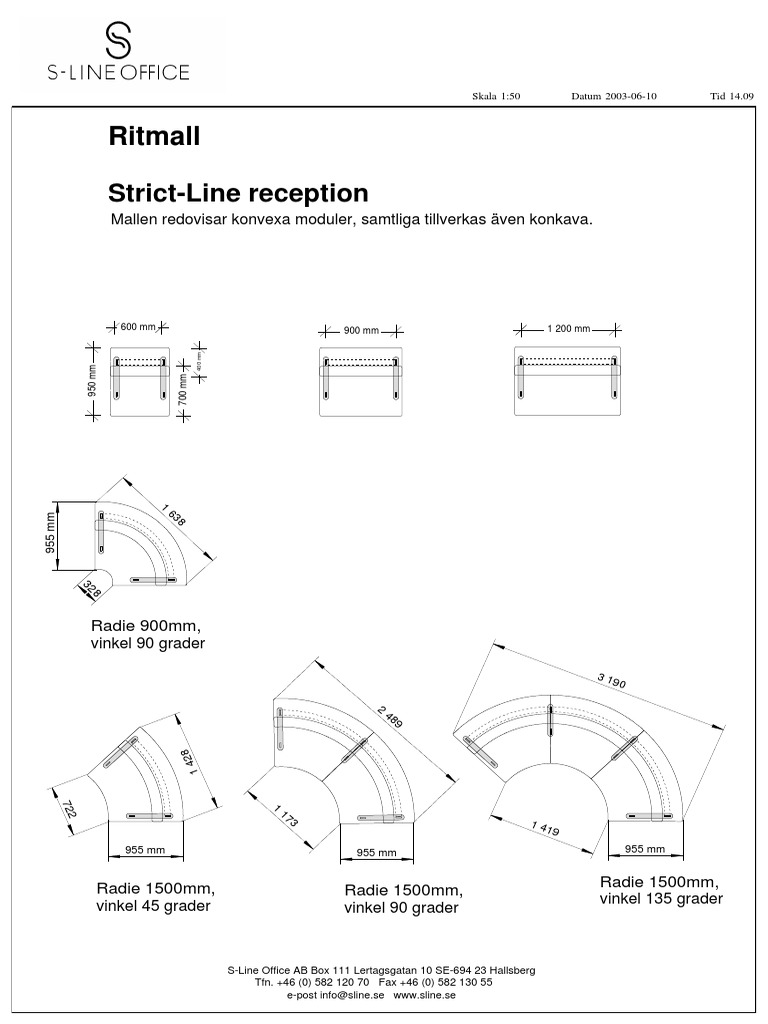 Strict-Line Reception Specifications | PDF