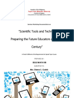 Documentation in Special Topic Course