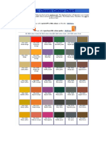 Color Chart (Ral No.,Bs381c, Bs4800, Bs2660, Bs5252)