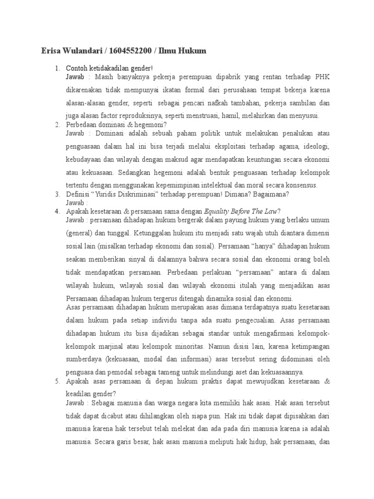 Soal Dan Jawaban Soal Dan Jawaban