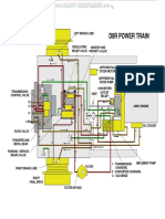Material Caterpillar d8r Bulldozer Transmission Power Train Hydraulic System Components Diagrams