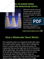 Molecular Sieve Applications