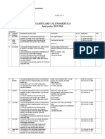 2planificare Calendaristica Clasa A2a 2015