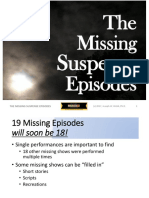 Missing Suspense MANC DrJoeWebb 091617
