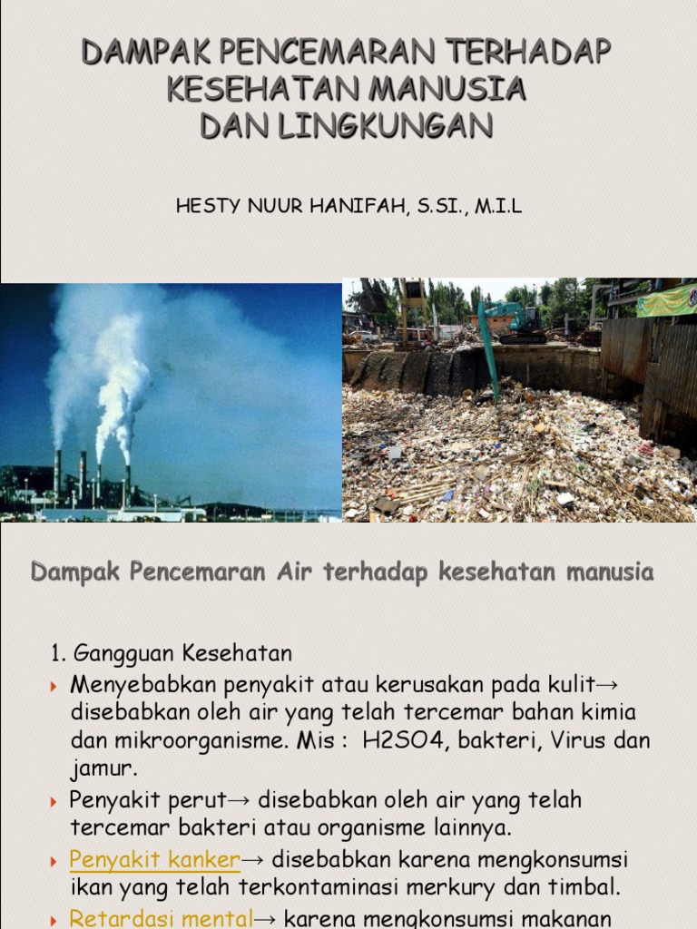 dampak pencemaran dampak pencemaran