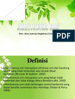 Inkontinensia Urin: Penyebab, Jenis, dan Penatalaksanaan