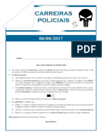 Simulado Carreiras Policiais - (PRF - PF - DEPEN)