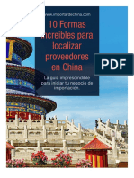 10 Formas Localizar Proveedores China