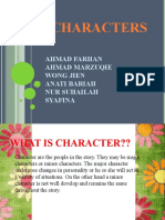 Characters: Ahmad Farhan Ahmad Marzuqie Wong Jien Anati Bariah Nur Suhailah Syafina