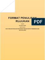 Format Penulisan Rujukan - Apa Edisi Ke-Enam