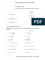 Problemario Cálculo Diferencial e Integral Unidad 2