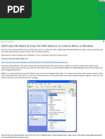 Add Copy File Name & Copy File Path Options To Context Menu in Windows