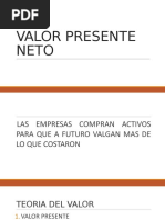 Valor Presente Neto