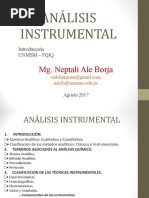 1ro ANALISIS INSTRUMENTAL INTRODUCCION 2017-I.ppt
