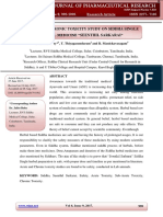 Acute & Chronic Toxicity Studies of Seenthil Sarkarai