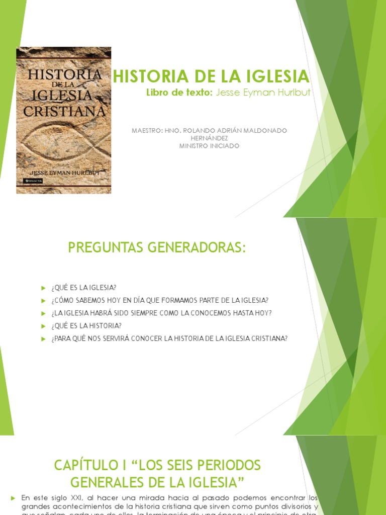 Historia de la Iglesia Cristiana | PDF | Historia del cristianismo ...