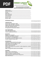 Cook Evaluation Form Template | PDF | Employment | Cognitive Science