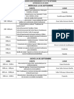 Agenda Expocundinamarca 13 Al 17 de Septiembre