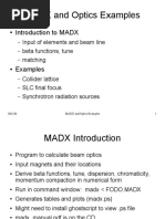 MADX Tutorial