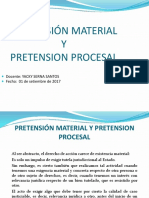 Pretensión Material y Pretensión Procesal