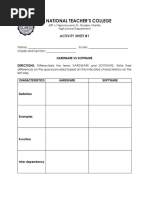 Grade 7 - Activity Sheet