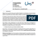 6. Estados Financieros Estandarizados