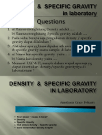 Density Dan Specific Gravity in Laboratory