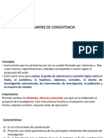 La matriz de consistencia para evaluar proyectos de investigación