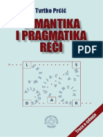 Tvrtko Prcic - Semantika I Pragmatika Reci