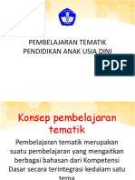 4 Pembelajara Tematik PAUD Kurikulum 2013