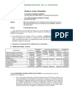 Informe de Preliquidacion Piscina Municipal