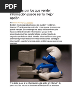 5 Motivos Por Los Que Vender Información Puede Ser La Mejor Opción