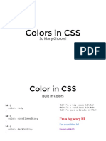 Colors in CSS: So Many Choices!